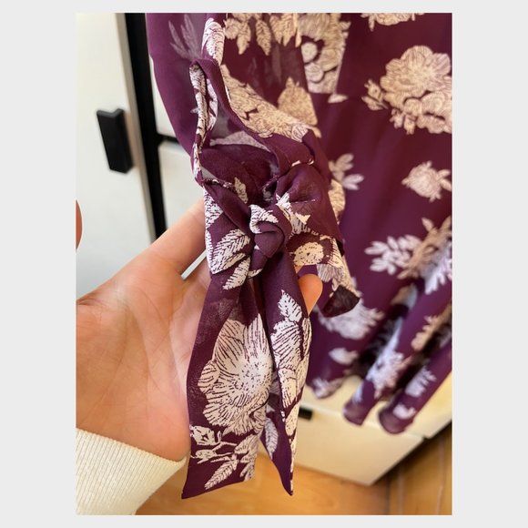 Unbelievable Beauty Purple Floral Dress - Picture 7 of 9